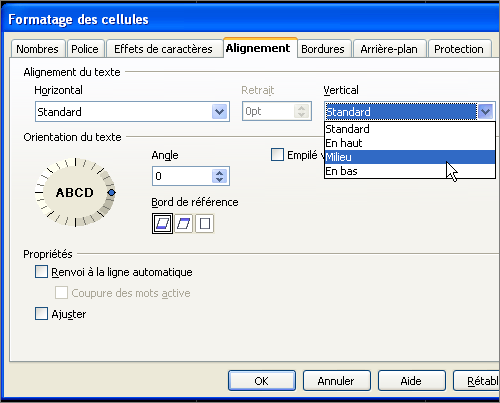 Excel Adapter La Taille De La Cellule Au Texte